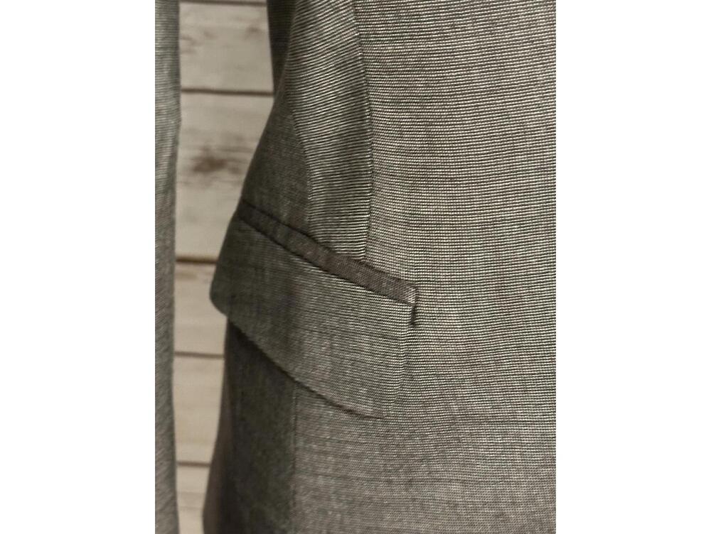 Ann Taylor taupe/brown wool-blend tailored tuxedo-inspired blazer Size 8P - Picture 5 of 7